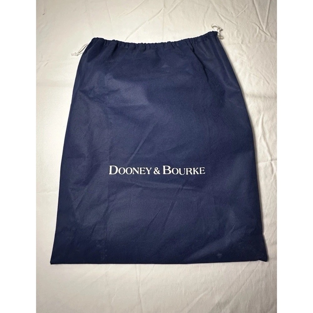 Dooney & Bourke Pebble Grain Hobo | Black Brown includes blue storage bag - Picture 5 of 6